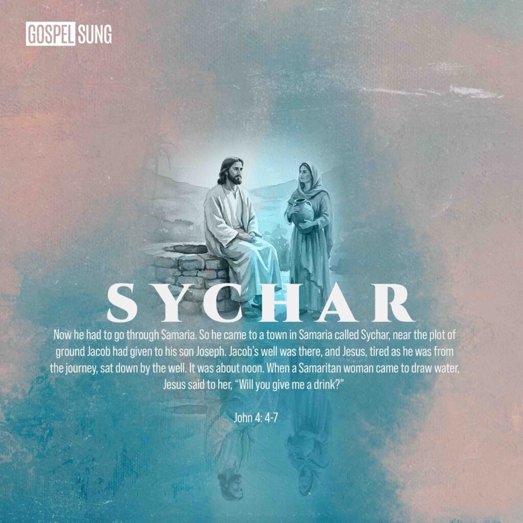 Jesus and the woman at he well